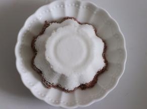 就可以倒扣脱模了。