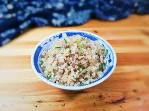 香喷喷的肉末萝卜饭非常好吃