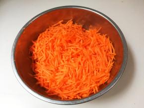胡萝卜擦成丝