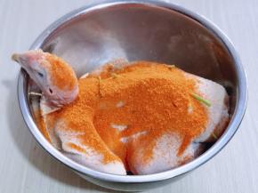 加入奥尔良烤肉料！