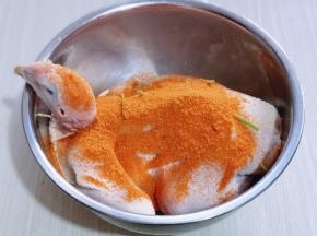 加入奥尔良烤肉料！