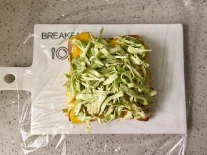 放上另一半卷心菜