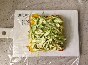 放上另一半卷心菜
