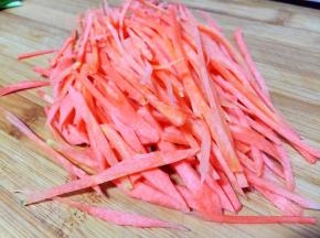 胡萝卜切丝