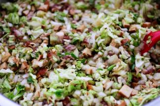 把所有的食材搅拌均匀即可。