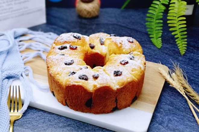 日式炼乳蔓越莓面包