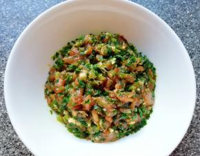 馄饨馅做就好了。