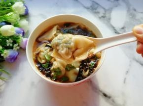  真正的大馅馄饨。