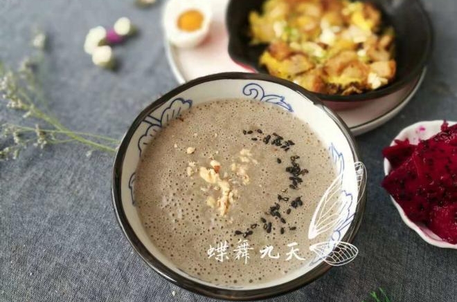 健脑益智芝麻核桃米糊