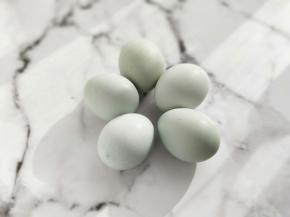 桑叶蛋，绿皮的。