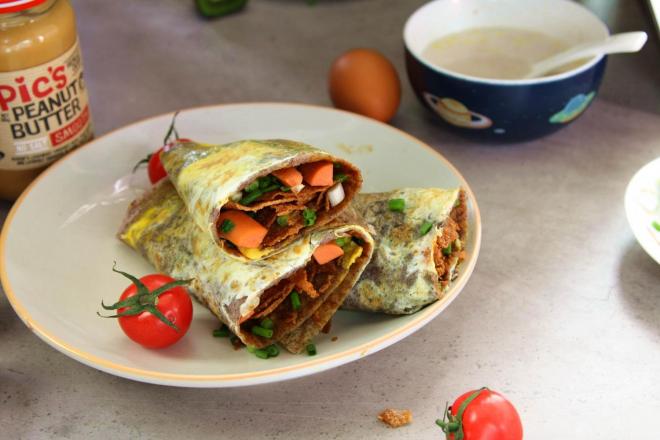 紫米面煎饼果子