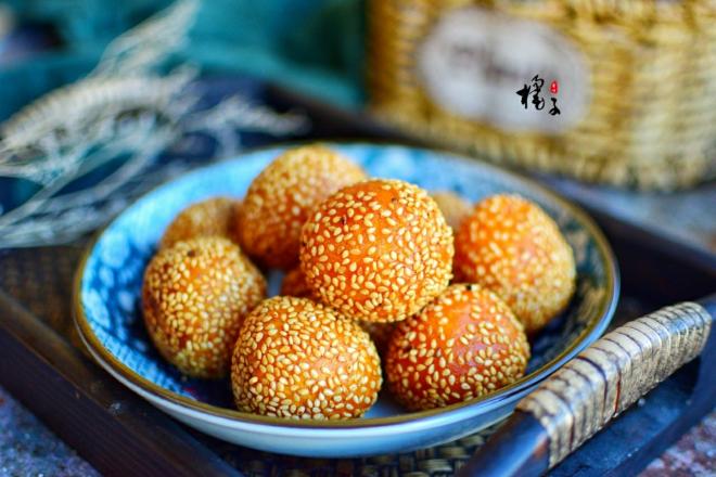 南瓜糯米丸子