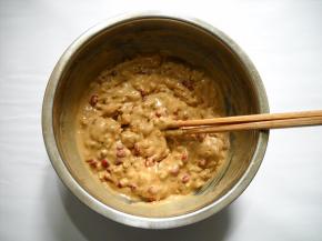 若是太干可加入适量清水。