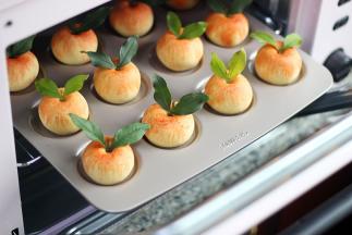 放上树叶做点缀