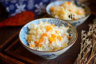 香喷喷的红薯饭就做好了