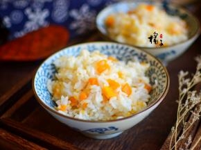 香喷喷的红薯饭就做好了