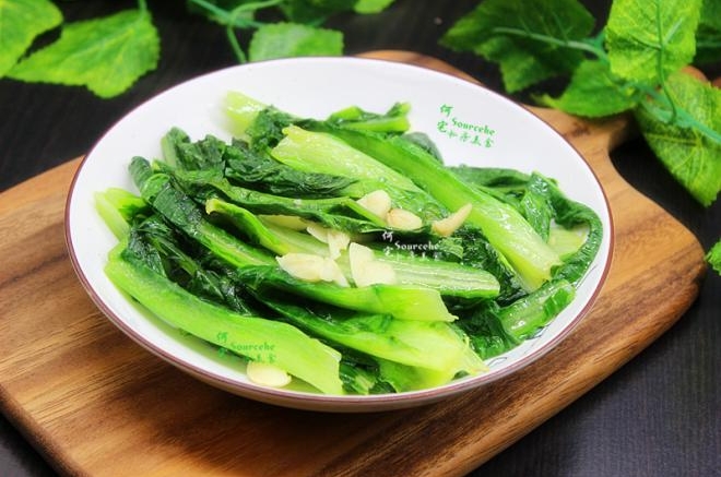 蒜蓉炒油麦菜