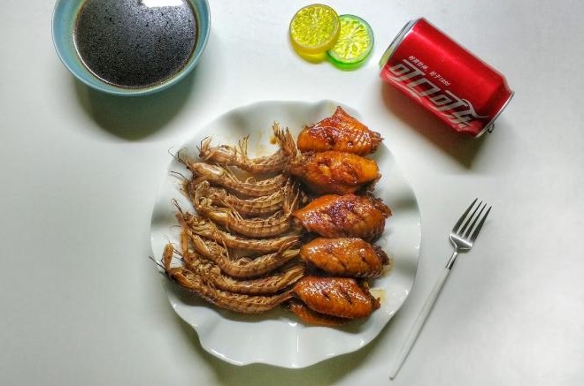可乐鸡翅皮皮虾