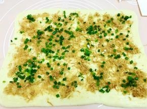 撒上葱花