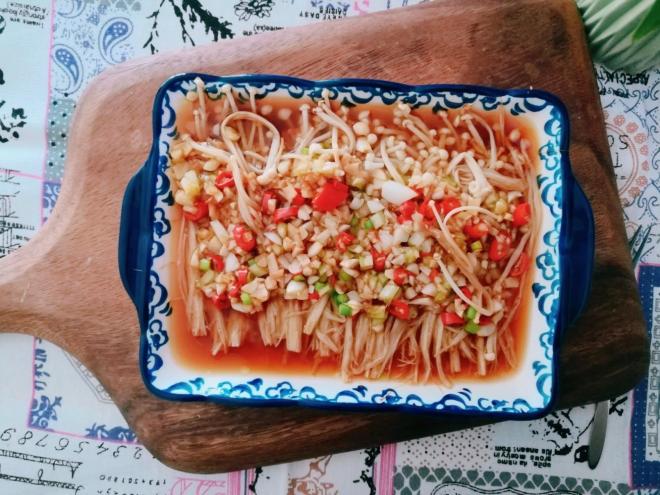 蒜蓉金针菇（烤箱版）