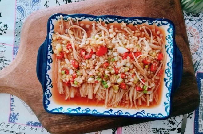 蒜蓉金针菇（烤箱版）