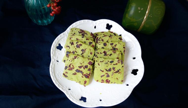 抹茶蔓越莓曲奇