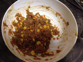 充分搅打至上劲备用