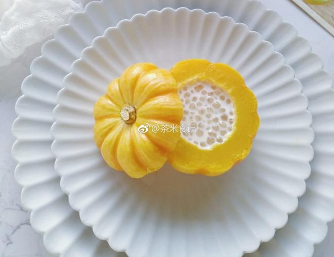 奶香西米南瓜盅