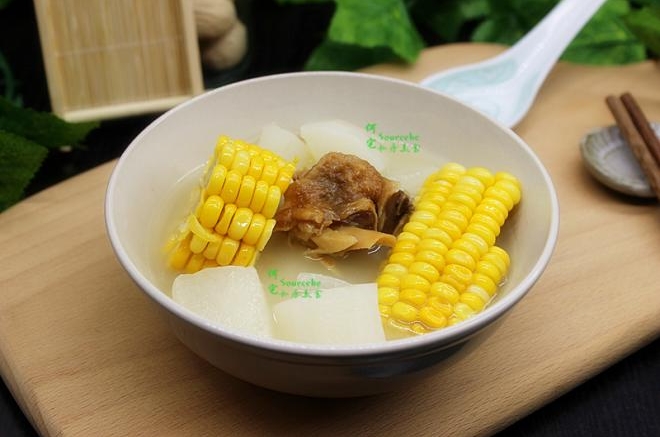 咸鸭萝卜汤