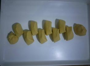 搓长，均分成自己喜欢的大小，我分了10个