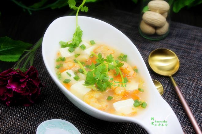 豆腐虾仁汤