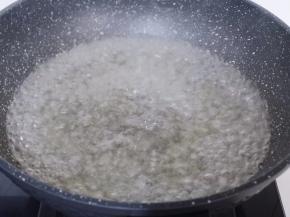 大火烧开，冰糖融化！