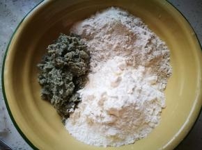 黑豆渣，荞麦粉，面粉
