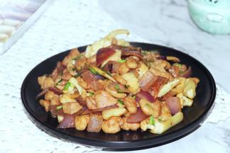 鸡腿肉非常嫩滑