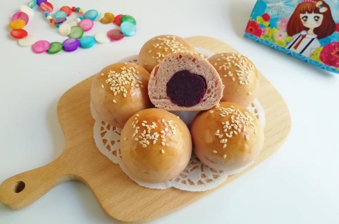 紫薯小餐包