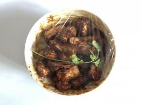 盖保鲜膜冷藏腌制隔夜