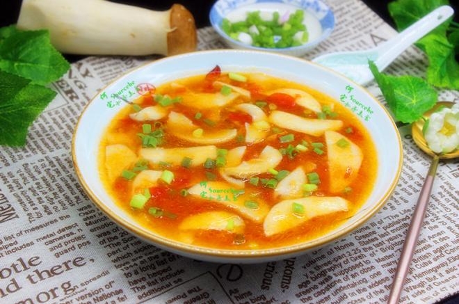西红柿杏鲍菇汤