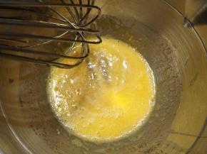 加入南瓜牛奶，拌匀。