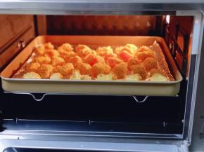 烤盘入烤箱中层！