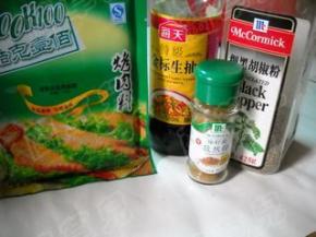 准备好调味料。