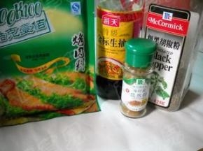 准备好调味料。