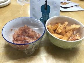 用保鲜膜密封，放冰箱过夜