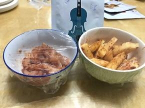 用保鲜膜密封，放冰箱过夜