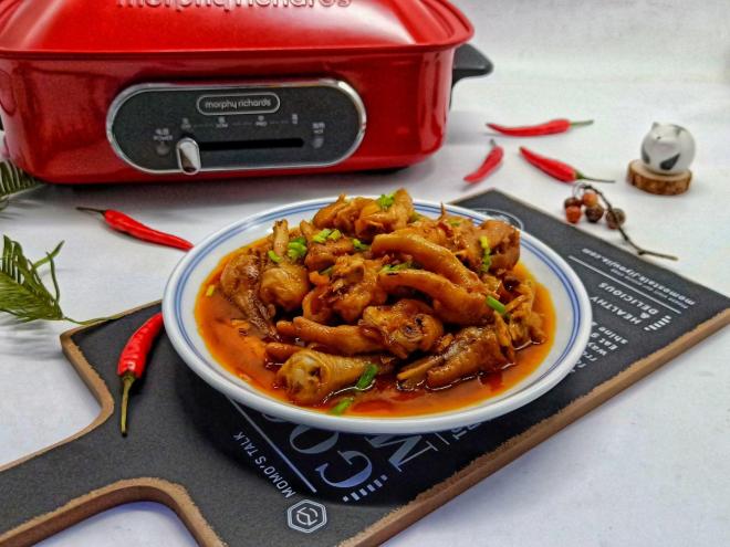 香辣红烧鸡爪