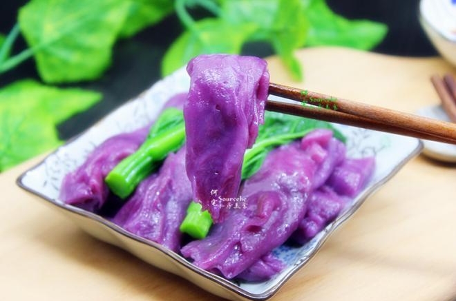 紫薯肠粉