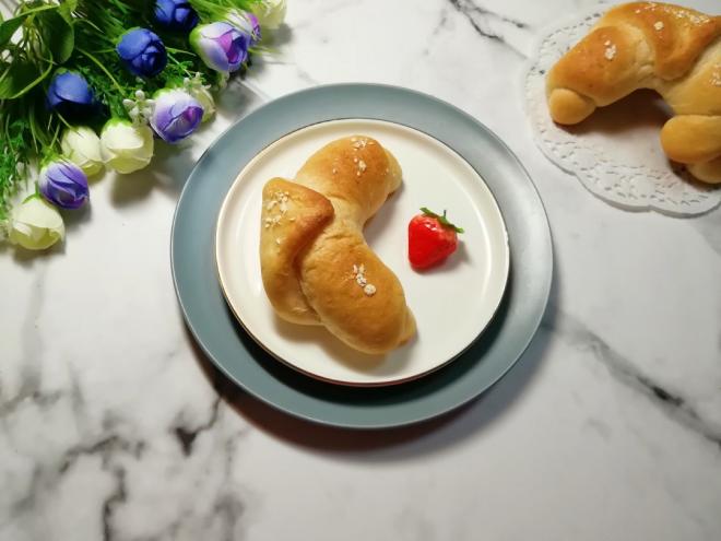 燕麦全麦羊角包