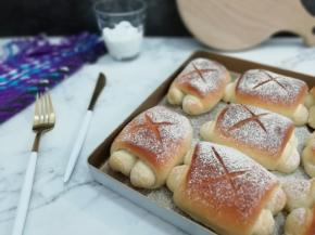 中间盖上锡纸，避免颜色烤太深