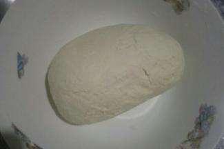 揉成略光滑面团盖保鲜膜醒发2~3小时