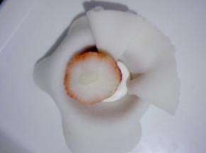放上草莓