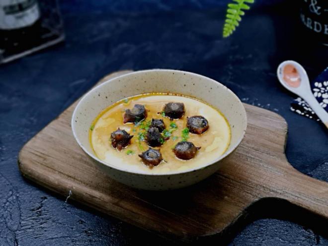 营养早餐 海参蒸蛋羹